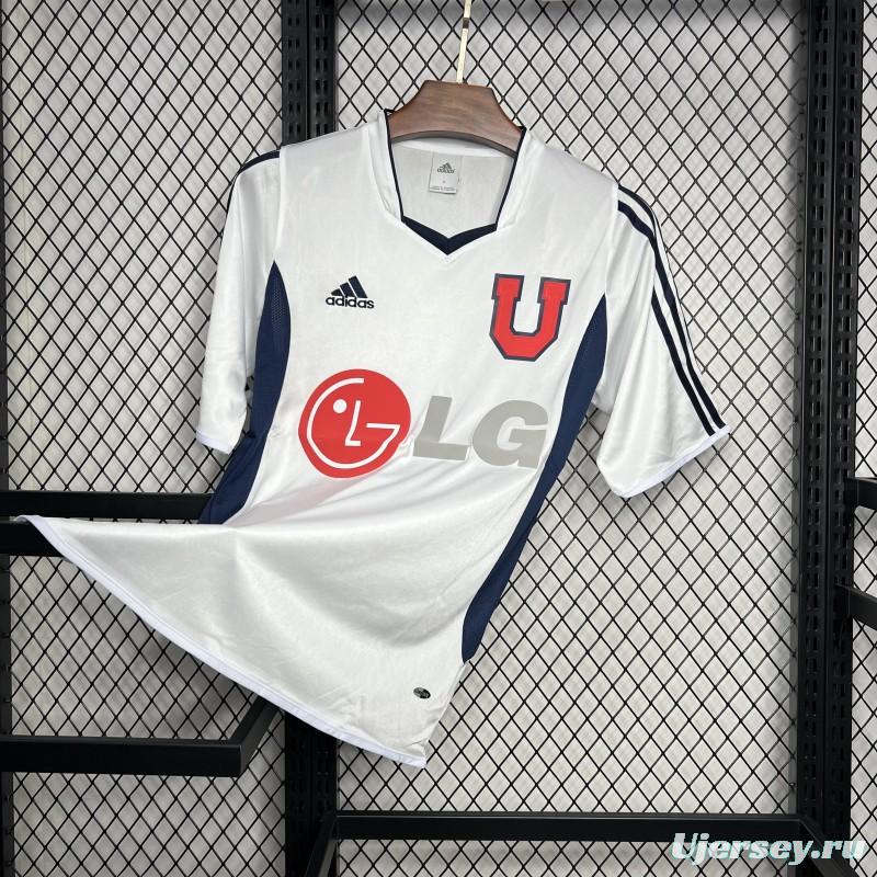 Retro 02/03 Universidad De Chile  Away White Jersey