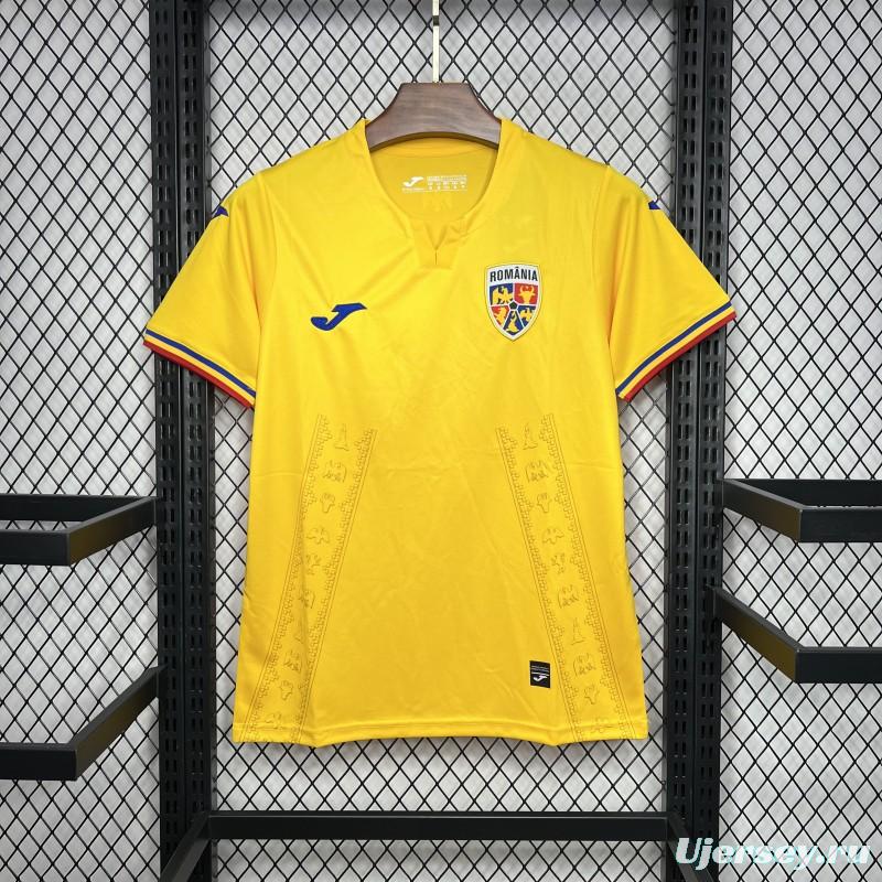 2024 Romania Euro Home Jersey