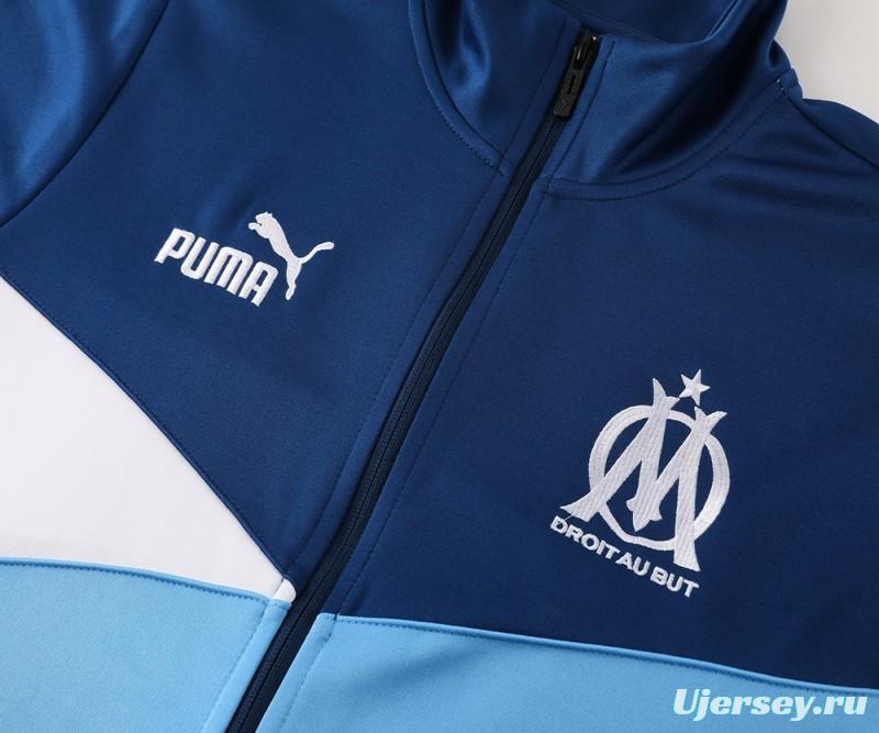 24/25 Olympique Marseille Full Zipper Jacket +Long Pants