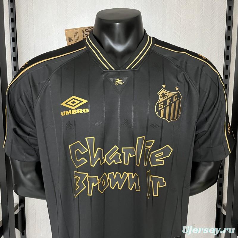 24/25 Santos Charlie Brown Jr Special Black Jersey