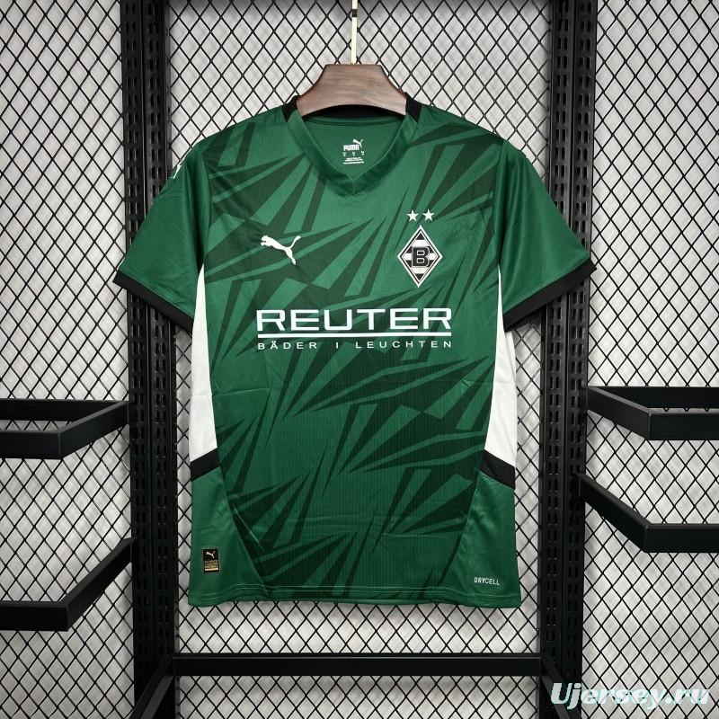 24/25 Borussia Monchengladbach Away Green Jersey