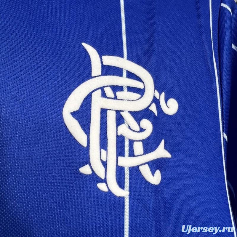 Retro 82/84 Glasgow Rangers Home Jersey