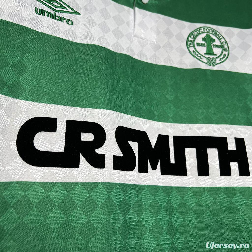 Retro 87/88 Celtic Home Jersey