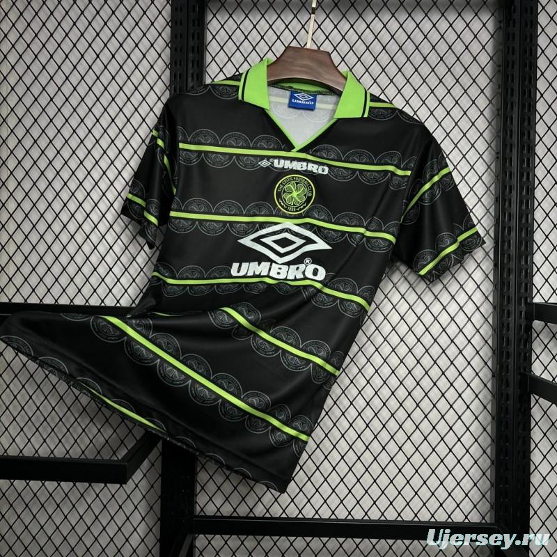 Retro 98/99 Celtic Away Black Jersey