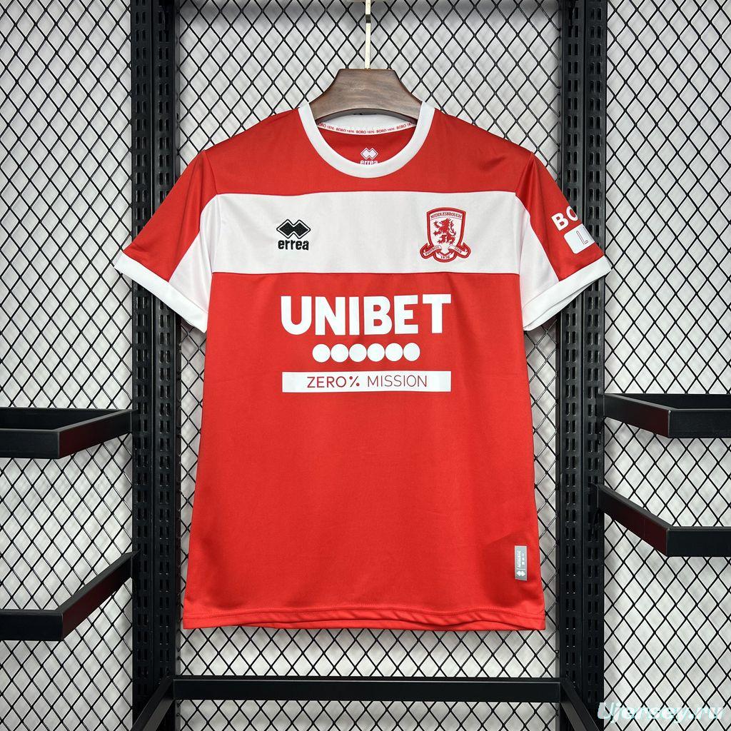 24/25 Middlesbrough Home Jersey