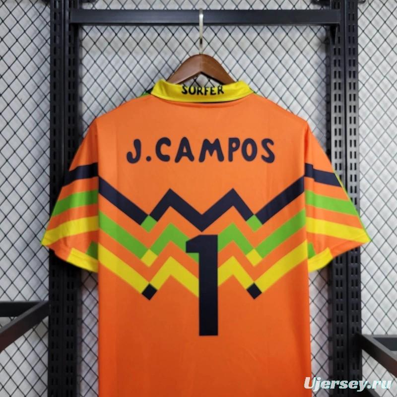 Retro 1994 Mexico Jorge Campos Home Green Goalkeeper