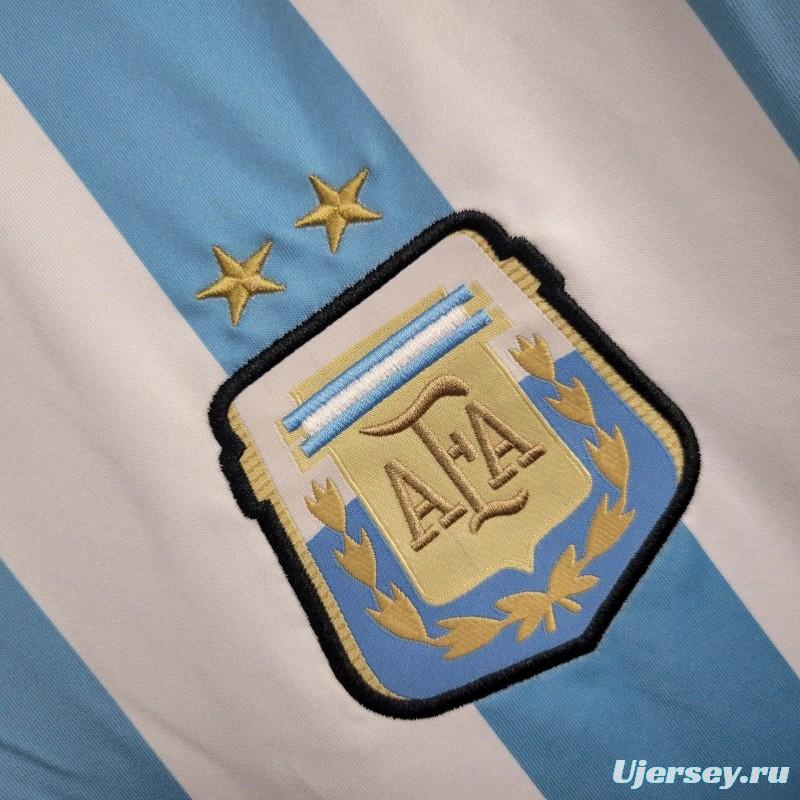 Retro 2014 Argentina Home Jersey