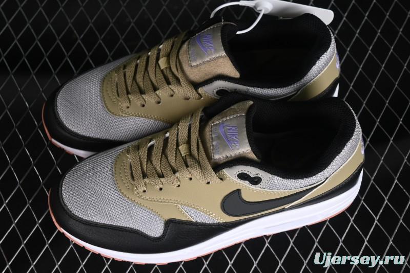 Nike Air Max 1 Retro Running Shoes with Half-Sole Air Cushion - FB9660-003