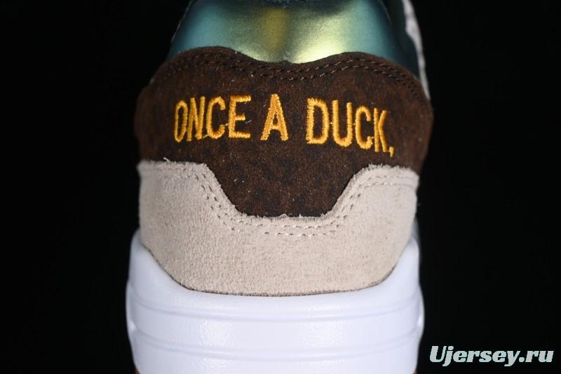 Nike Air Max 1 Retro Running Shoes with Half-Sole Air Cushion - HQ2640-200