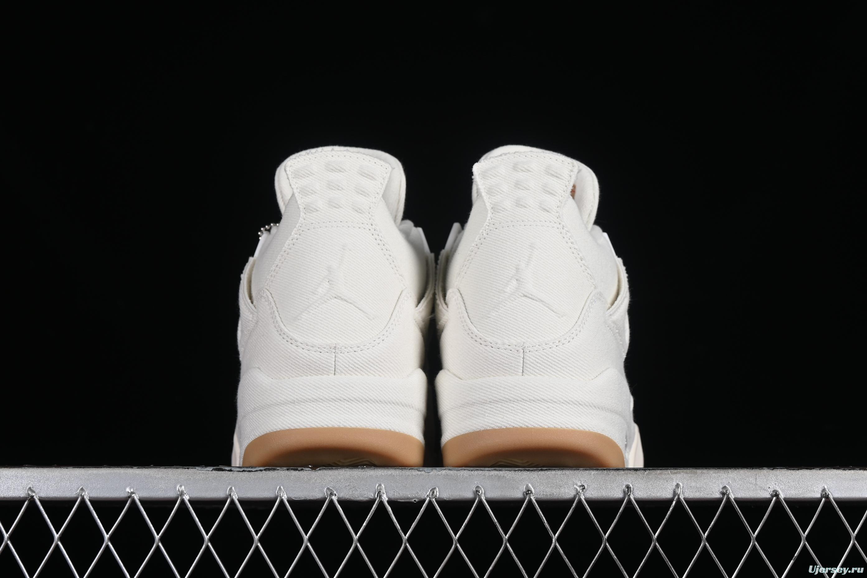 Levi's x Nike Air Jordan 4 Denim Basketball Shoes - AO2571-100