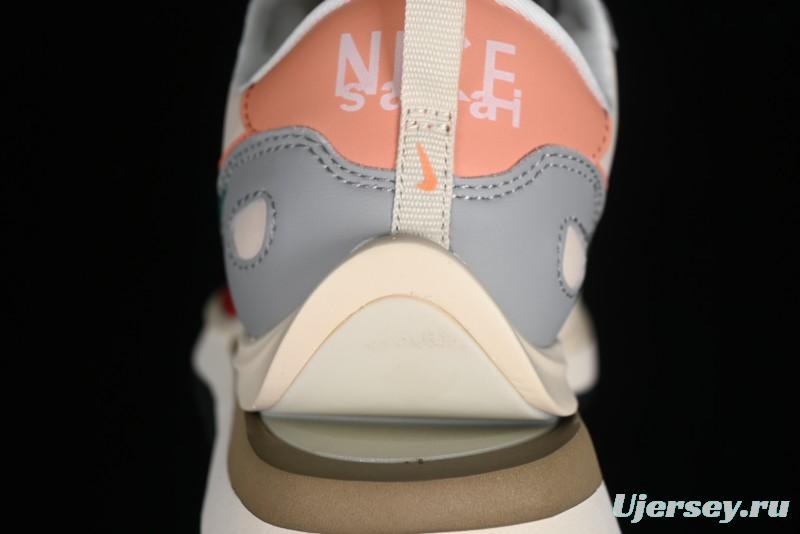 Nike Sacai VaporWaffle 3.0 Deconstructed Sneakers with Overlapping Swoosh and Dual Tongue - DD1875-107