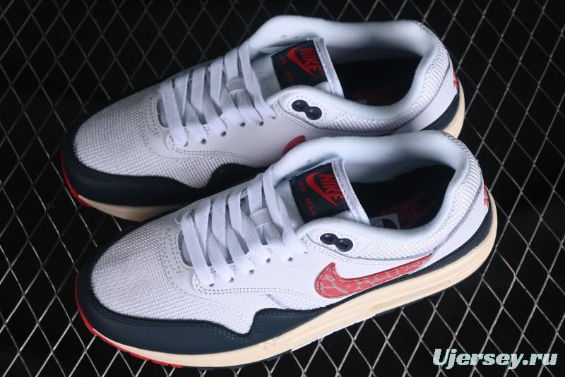 Nike Air Max 1 Premium Retro Running Shoes with Half-Sole Air Cushion - DH1348-146