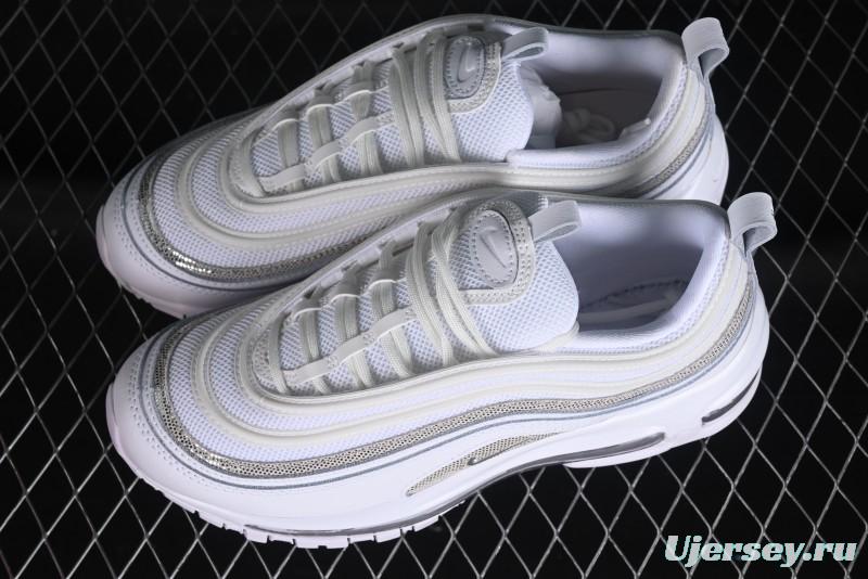 Nike Air Max 97 Retro Running Shoes with Full-Sole Air Cushion - FQ8889-100