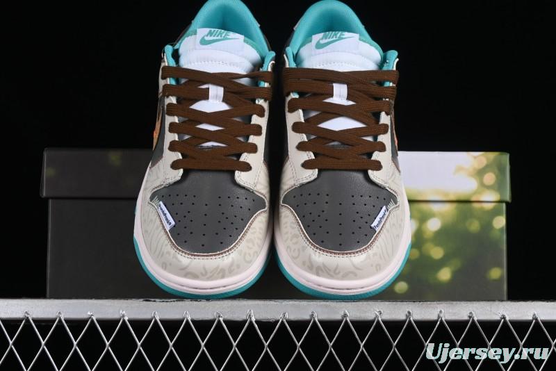 Nike Dunk Low Panda Prank Spring Touchdown Spring Forward Brown Green SB Strap Low Top Casual Skate Shoes - DV0834-101