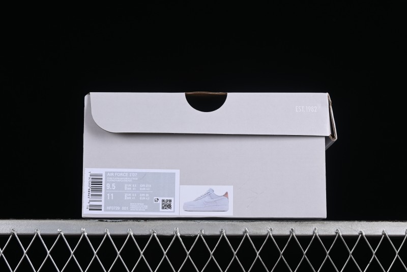 Nike Air Force 1 '07 Low Casual Sneakers with Full-Length Air Cushion - HF0729-001