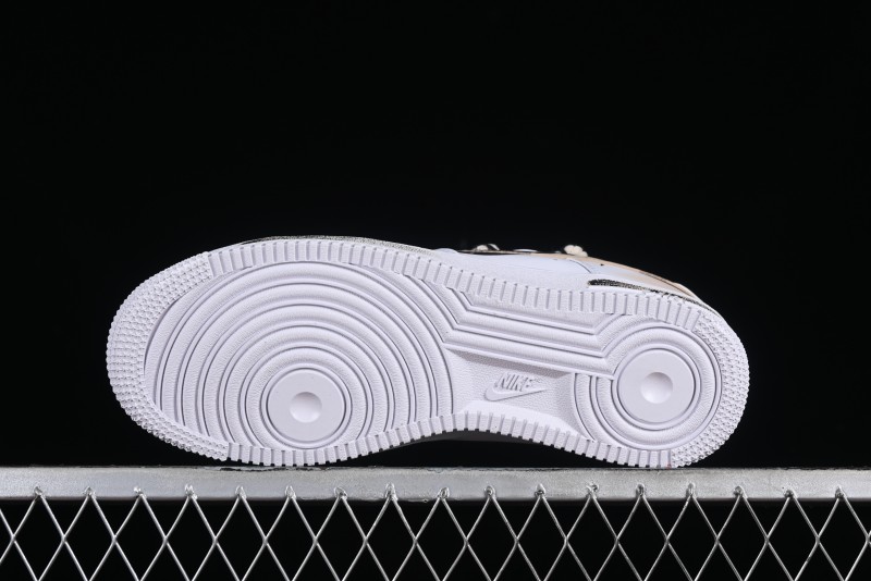Nike Air Force 1 '07 Low Custom Anime Themed Hand-Painted Swoosh Strap Low-Top Casual Sneakers - ZH0316-013