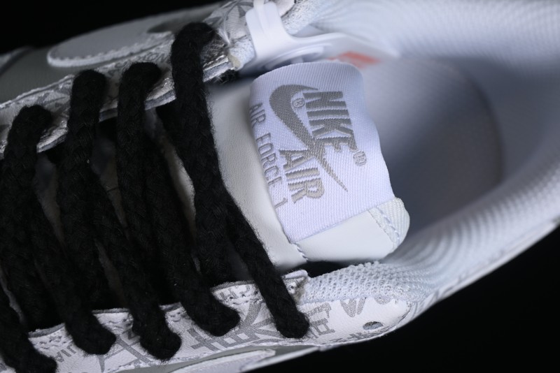 Nike Air Force 1 '07 Low Custom ID Graffiti Chinese Style Hundred Surnames Casual Sneakers - SD3356-008