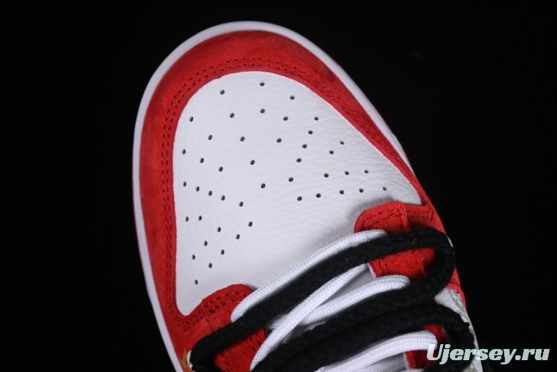 Nike SB Dunk Low Year of the Dragon Limited Edition - Black Swoosh Red Luck High-End Custom Low-Top Casual Sneakers - SJ2068-231