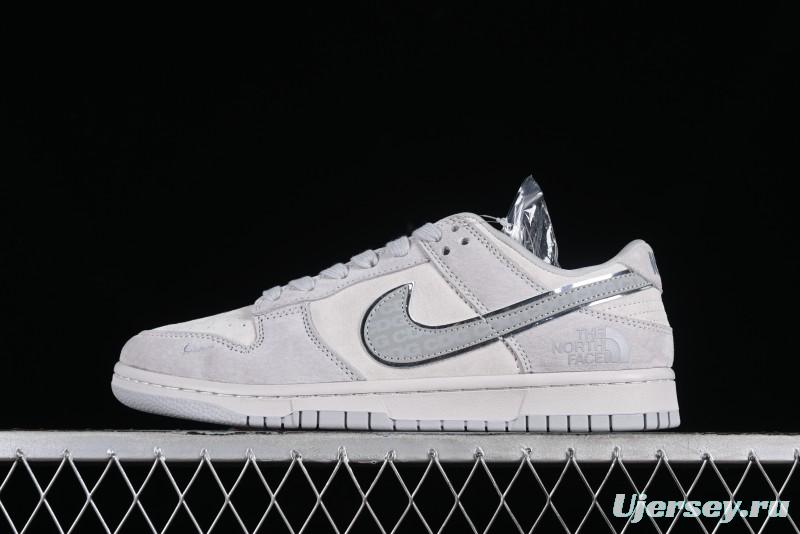Nike Dunk Low The North Face CDG Collaboration - Light Grey Skateboarding Shoes - DQ1098-338