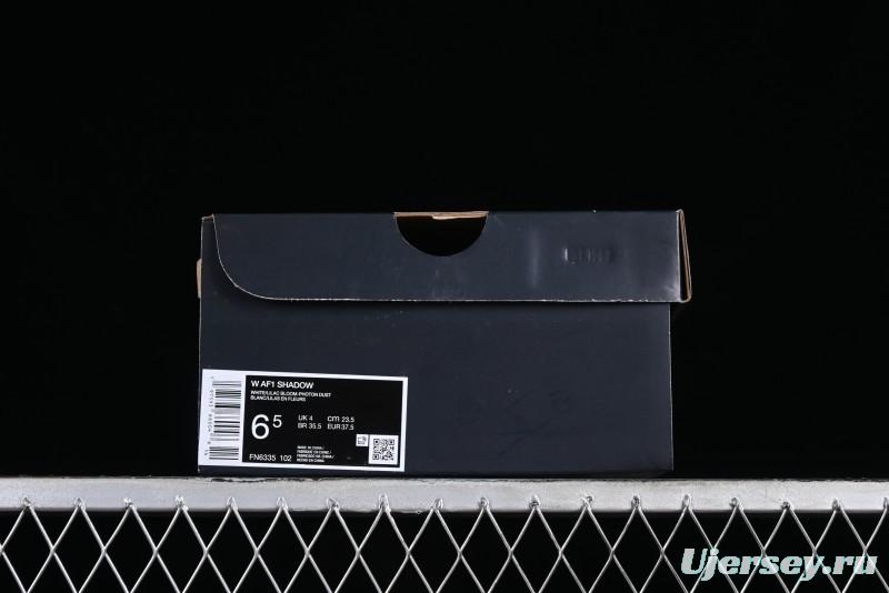 Nike Air Force 1 Shadow Lightweight Elevated Low-Top Casual Sneakers - FN6335-102