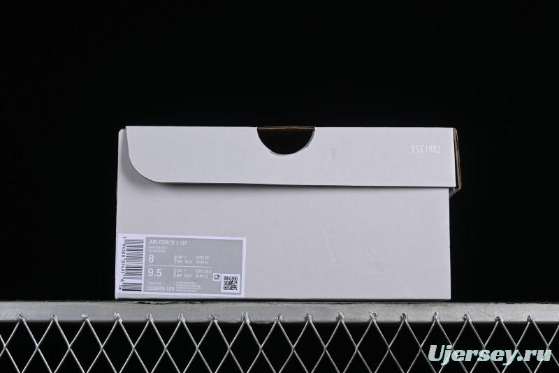 Nike Air Force 1 '07 Low Casual Sneakers with Double Swoosh Design - DD8959-100