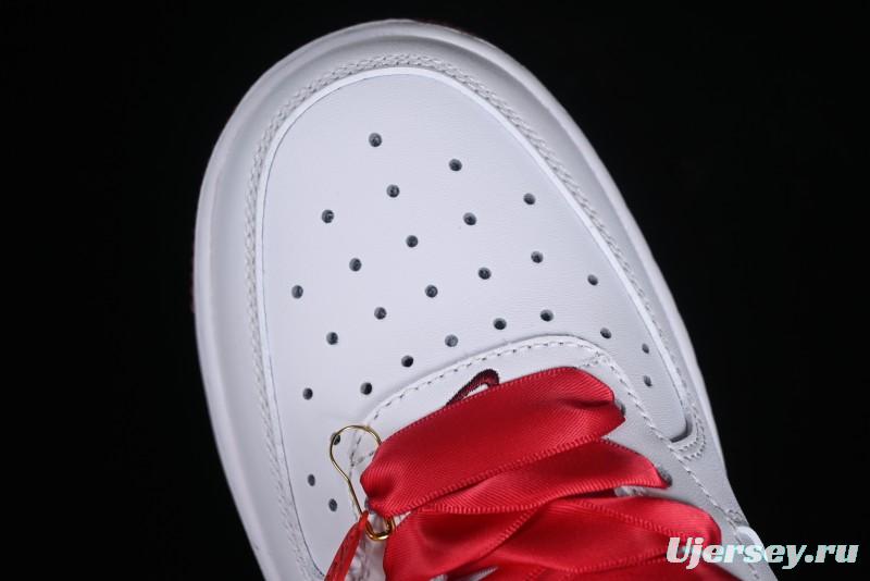 Nike Air Force 1 '07 Low Casual Sneakers with Full-Length Air Cushion - FV5948-105