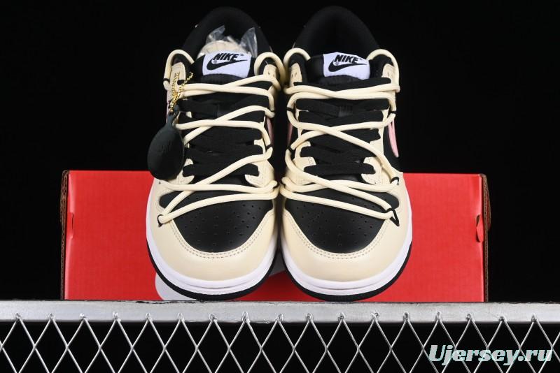 Nike Dunk Low SB Casual Skate Shoes with Smoked Rose Design - FD1232-001