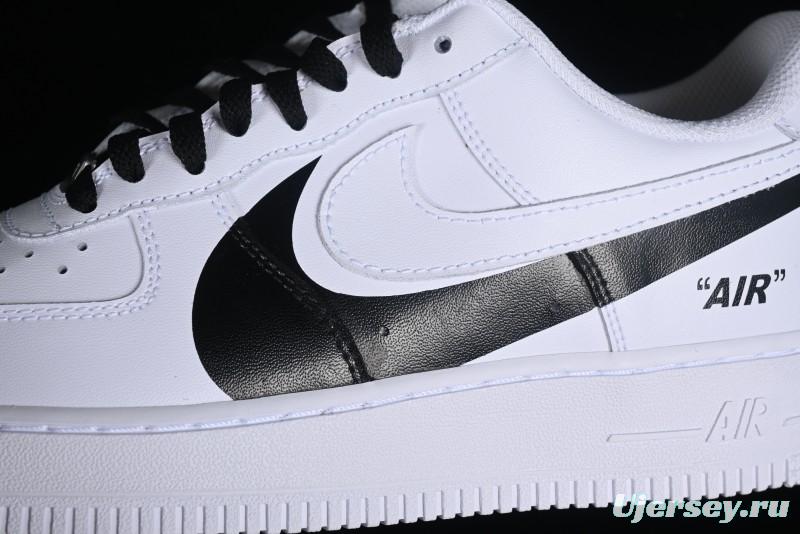 Nike Air Force 1 '07 Low Casual Sneakers with Double Swoosh Design - DD8959-100