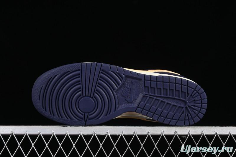 Nike Dunk Low Retro Navy Blue SB Low-Top Casual Skate Shoes - FV8106-181