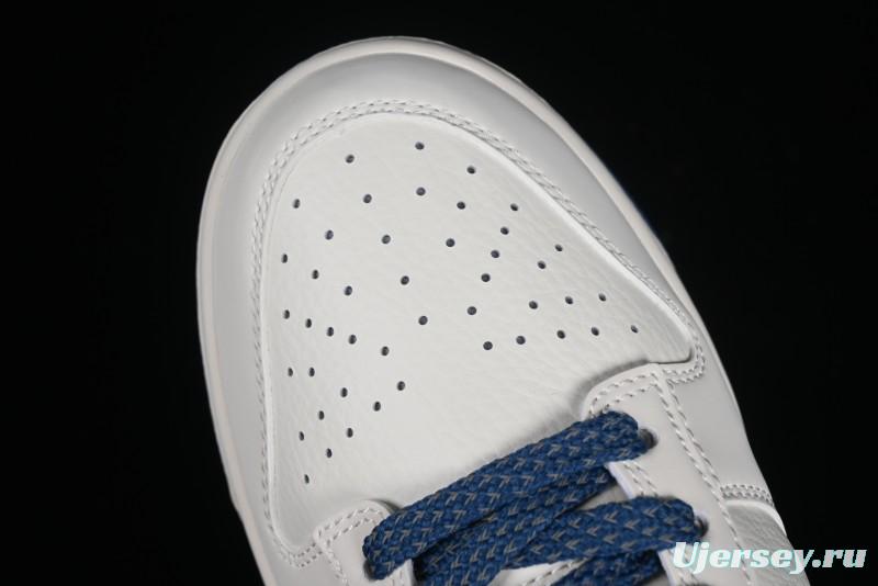 Supreme x Nike SB Dunk Low Casual Skate Shoes with Zoom Air Cushion - DQ1098-335