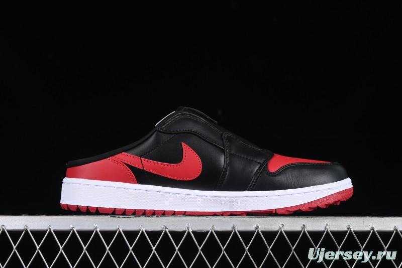 Nike Air Jordan 1 Mule Golf Shoes with Memory Foam and Rotational Traction Outsole - FJ1214-001