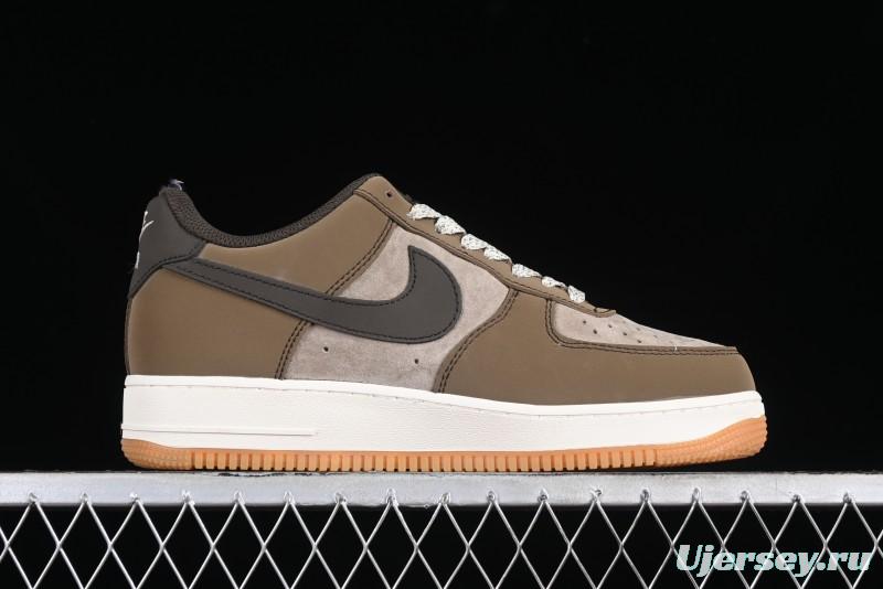Nike Air Force 1 '07 Low LV Collaboration - Light Brown Casual Sneakers - BA8806-224