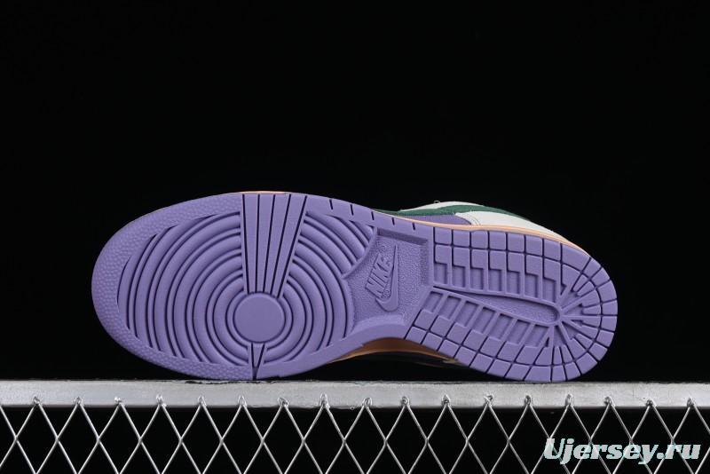 Nike SB Dunk Low Casual Skateboarding Shoes in Purple with Black Swoosh - HF5030-030