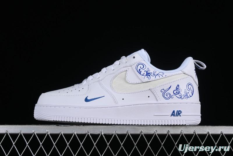 Nike Air Force 1 '07 Low "Butterfly Loves Flowers" Casual Sneakers - FB8971-100