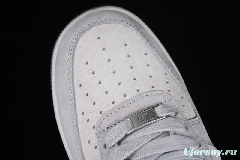 Nike Air Force 1 '07 Low The North Face CDG Collaboration - Light Grey Pigskin Low-Top Casual Sneakers - HD1968-016