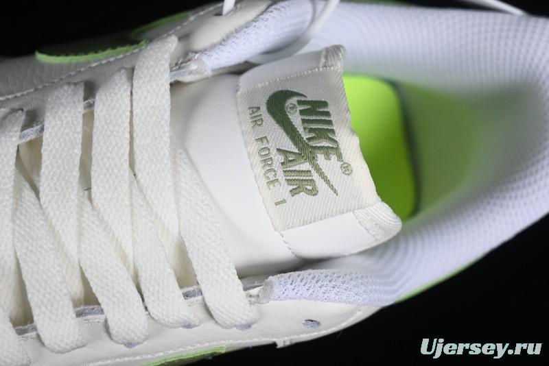 Nike Air Force 1 '07 Low Casual Sneakers in White Green - DV3808-106
