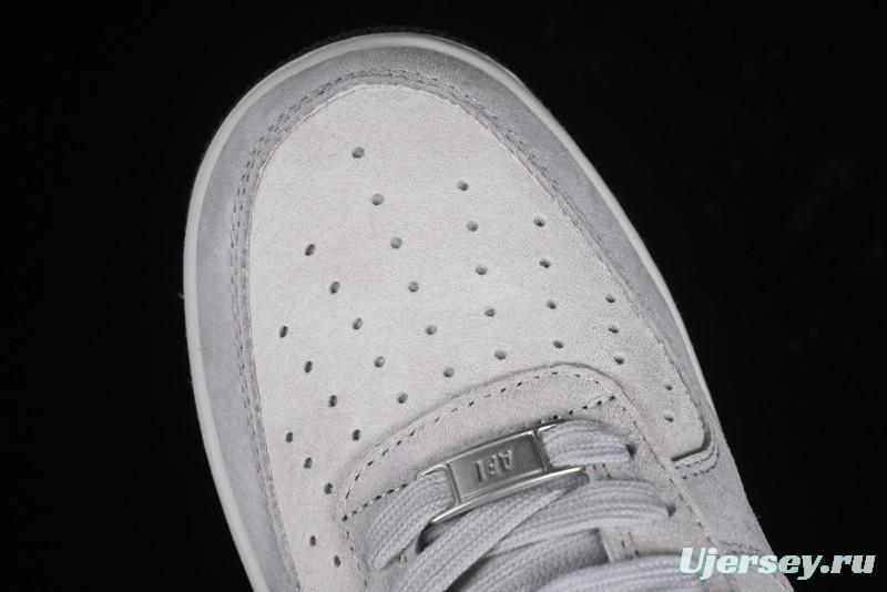 Nike Air Force 1'07 Low The North Face CDG Collaboration - Beige Grey Pigskin Low-Top Casual Sneakers - HD1968-015
