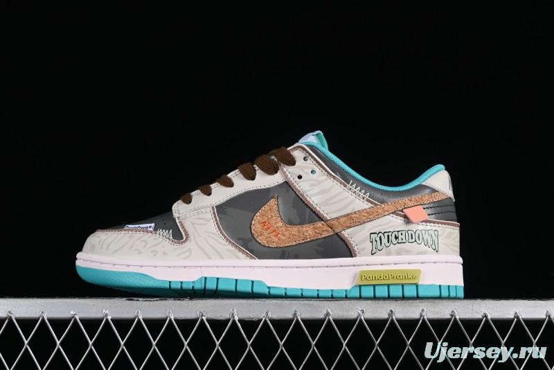 Nike Dunk Low Panda Prank Spring Touchdown Spring Forward Brown Green SB Strap Low Top Casual Skate Shoes - DV0834-101