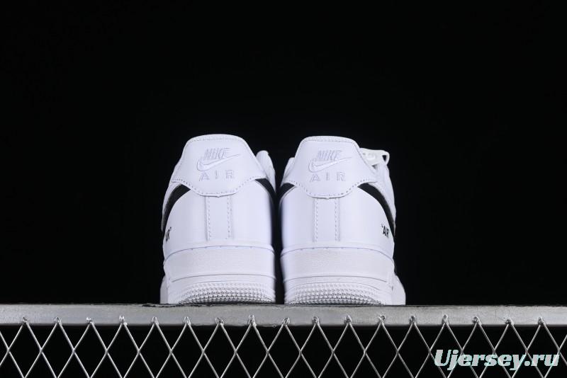 Nike Air Force 1 '07 Low Casual Sneakers with Double Swoosh Design - DD8959-100