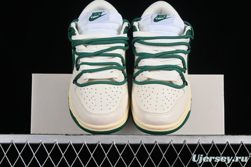 Nike Dunk Low Retro Deconstructed Style with Aged Labels SB Strap Low-Top Casual Sneakers - DD1503-112