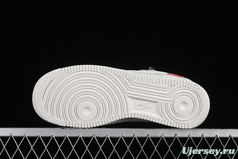 Supreme x Nike Air Force 1'07 Low Off-White Casual Skate Shoes with Zoom Air Cushion - HD1968-007