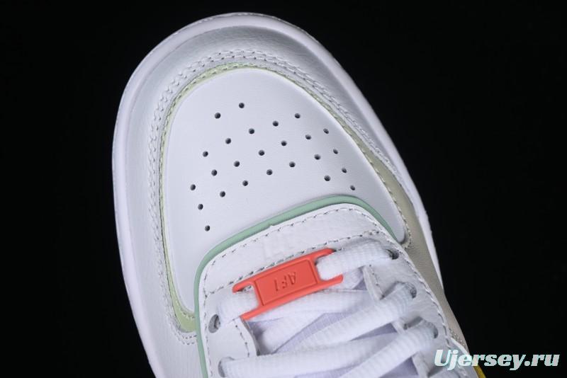 Nike Air Force 1 Shadow Lightweight Elevated Low-Top Versatile Sneakers - CW2630-141