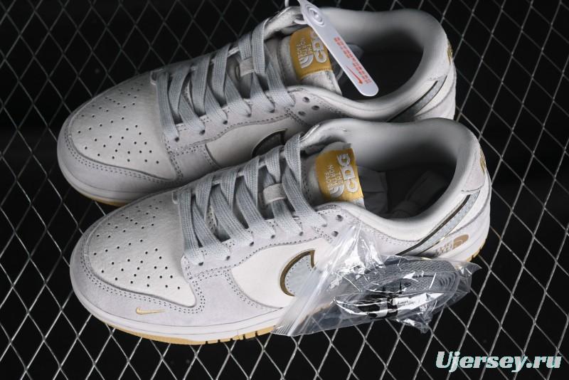 Nike Dunk Low The North Face CDG Collaboration - Gold SB Low Top Skate Shoes - DQ1098-337