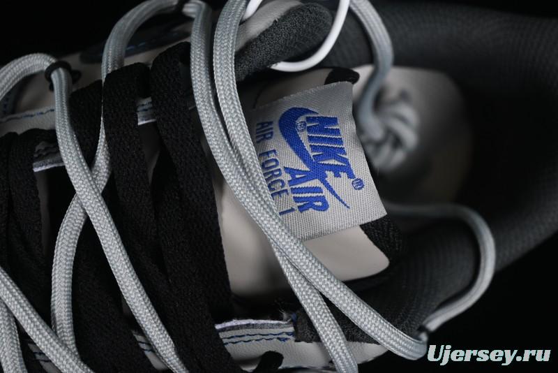 Nike Air Force 1 '07 Low Custom Strap Casual Sneakers with Kaws Collaboration - KS6869-333