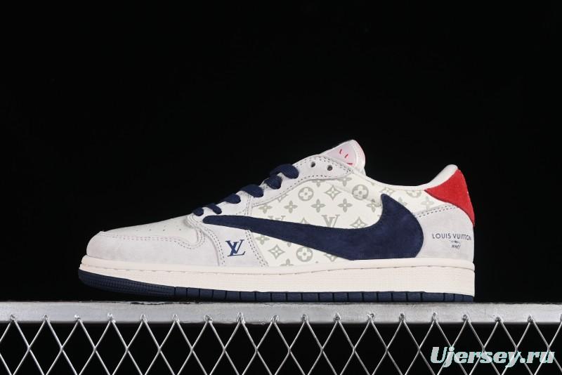 Nike Air Jordan 1 Low OG SP Travis Scott x Fragment Design Collaboration Sneakers - YQ2088-668