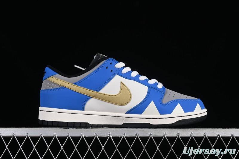 Nike SB Dunk Low Power Rangers Triceratops Colorway Low-Top Casual Skateboarding Shoes - ZZ1998-007