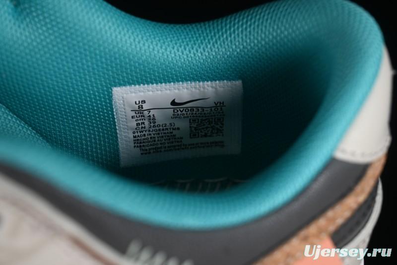 Nike Dunk Low Panda Prank Spring Touchdown Spring Forward Brown Green SB Strap Low Top Casual Skate Shoes - DV0834-101