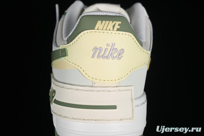 Nike Air Force 1 Shadow Low-Top Sneakers with Lightweight EVA Midsole and Anti-Slip RB Rubber Outsole - FN6335-101