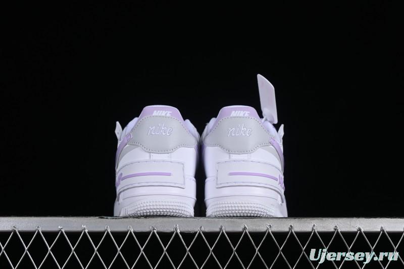 Nike Air Force 1 Shadow Lightweight Elevated Low-Top Casual Sneakers - FN6335-102