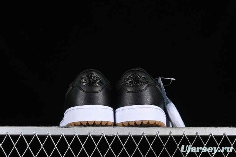 Nike Air Jordan 1 Low Golf Shoes Black Snake Pattern - DD9315-005